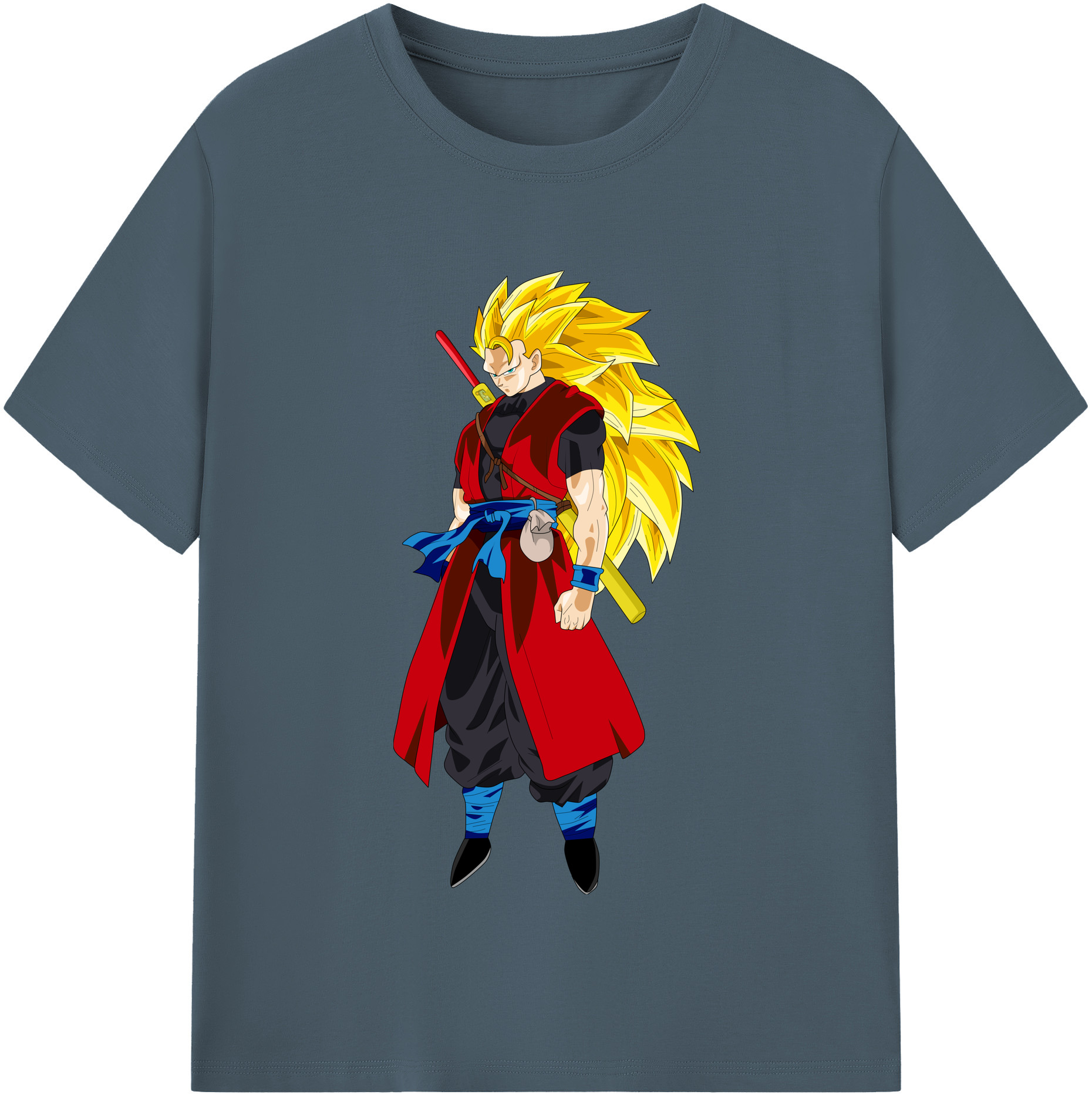 （画像用） ドラゴンボール トランクス（Torankusu）DRAGON BALL Trunks 綿100％半袖Tシャツ（フロントプリント）